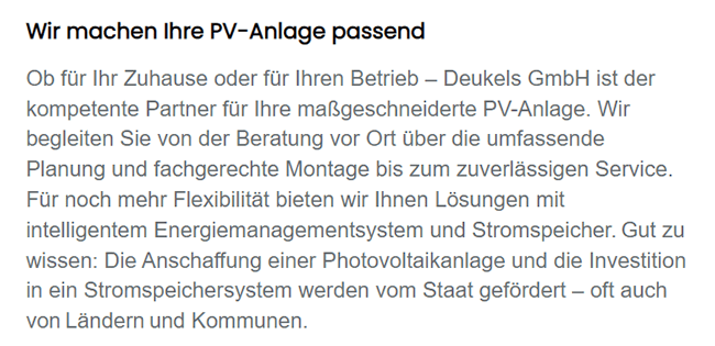 Solaranlagen für  Freudenberg